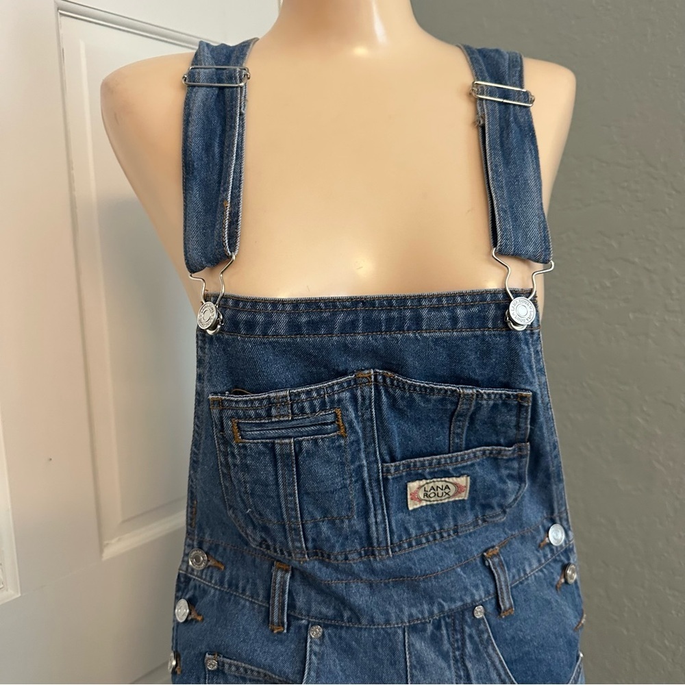 Lana Roux Denim Overalls - Picture 4 of 13